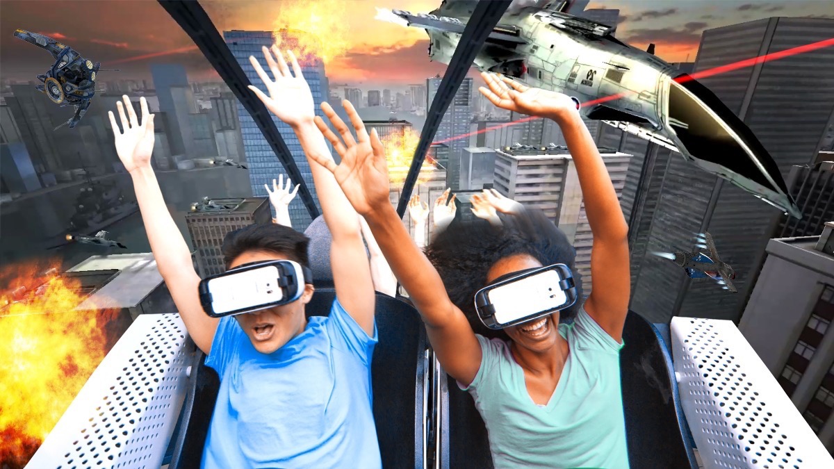 Parcs d'attraction en réalité virtuelle avec le Gear Vr
